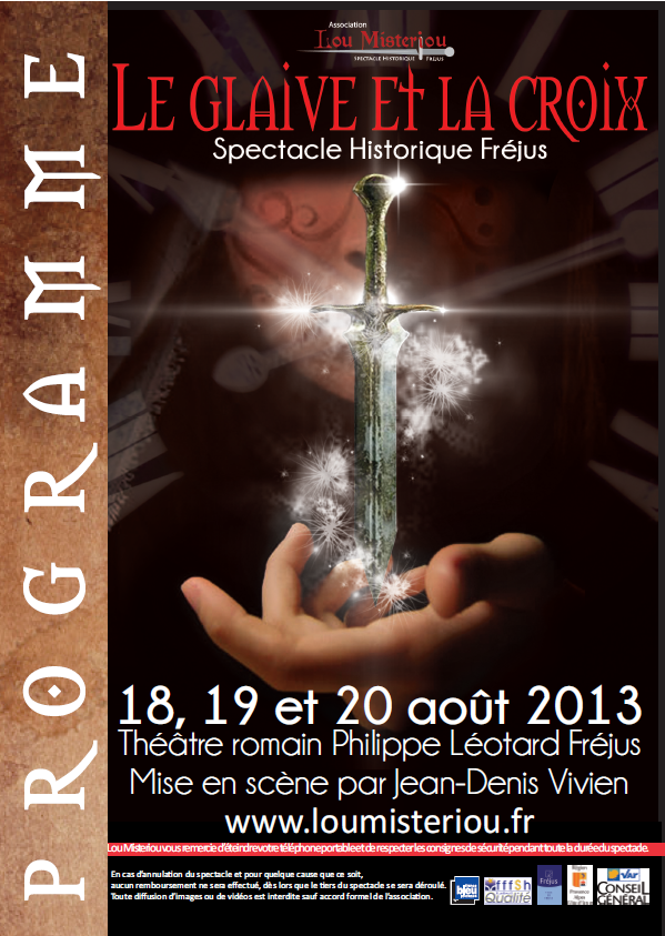 Affiche 2013 - Le glaive et la croix
